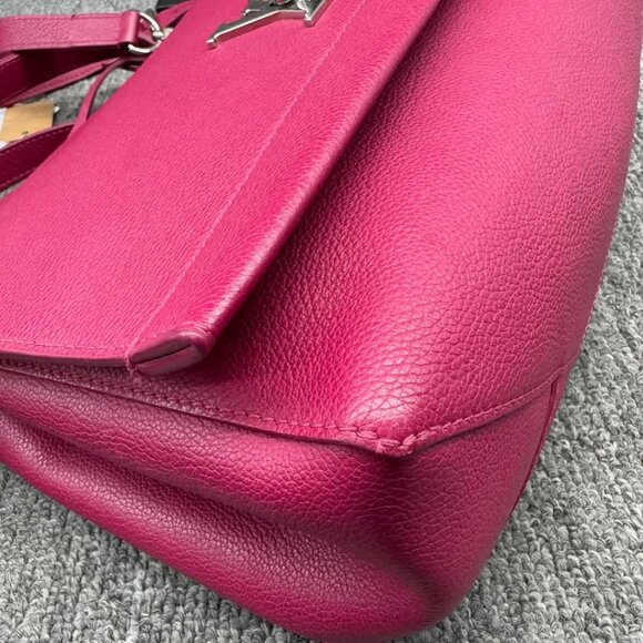 Louis Vuitton Lockme Pink Leather Satchel 899-021025 - Picture 4 of 14